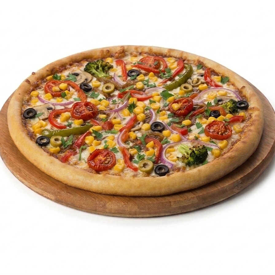 Vejeteryan Pizza [Büyük Boy] 330 ml cola+ Pizza baharatı+ketçpa +mayanoze+