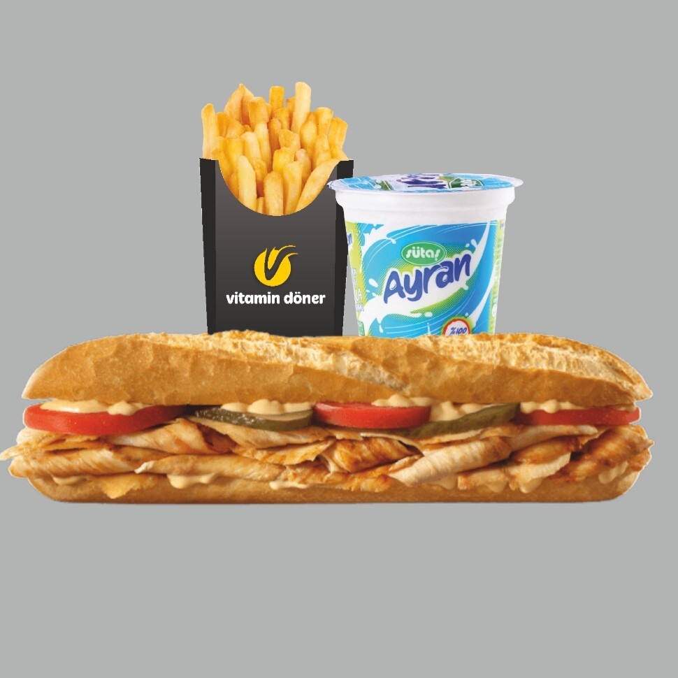 Tam Ekmek Tavuk Menü