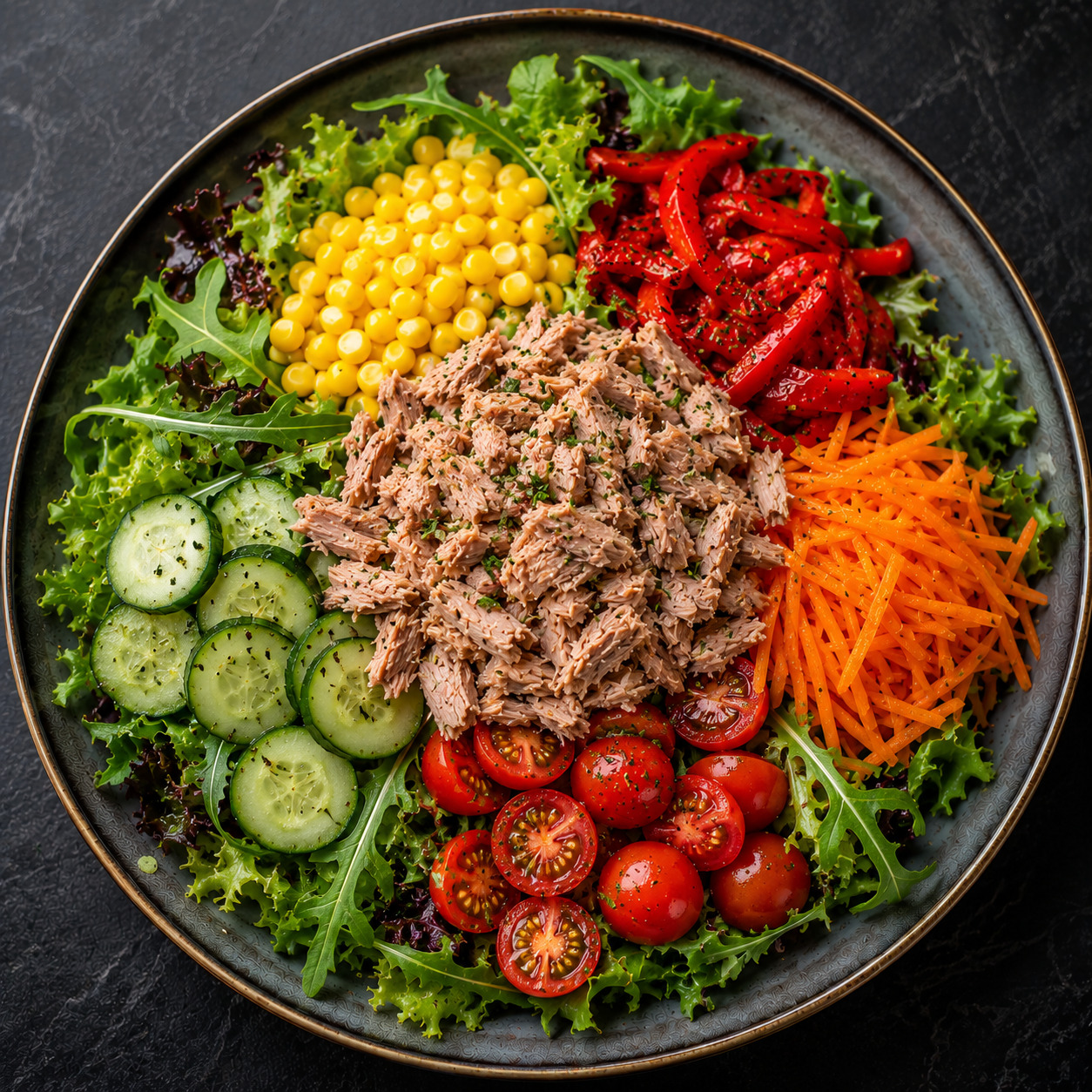 Ton balıklı Salata