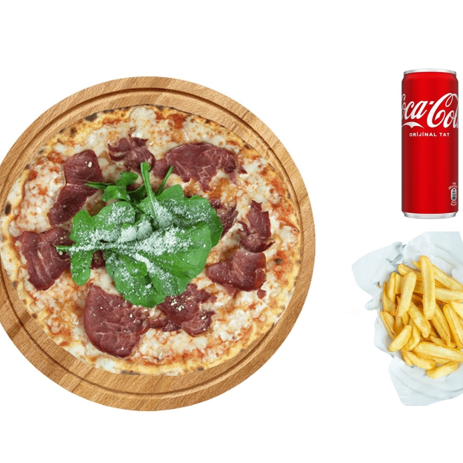 Füme Kaburga Pizza (Büyük)