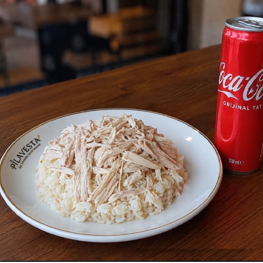 Duble Porsiyon Tavuk Pilav - Doyuran Klasik+Coca Cola 330 ml