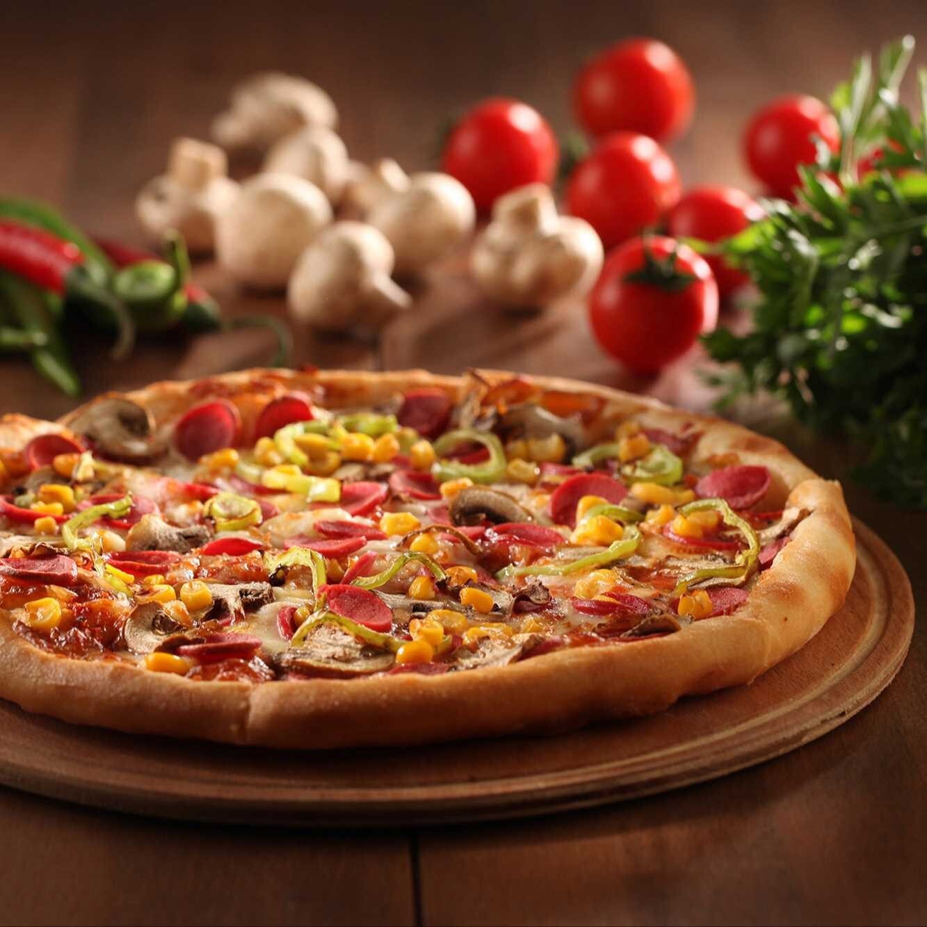 Süper Ekonomik İki Kişilik Karışık Pizza Menü