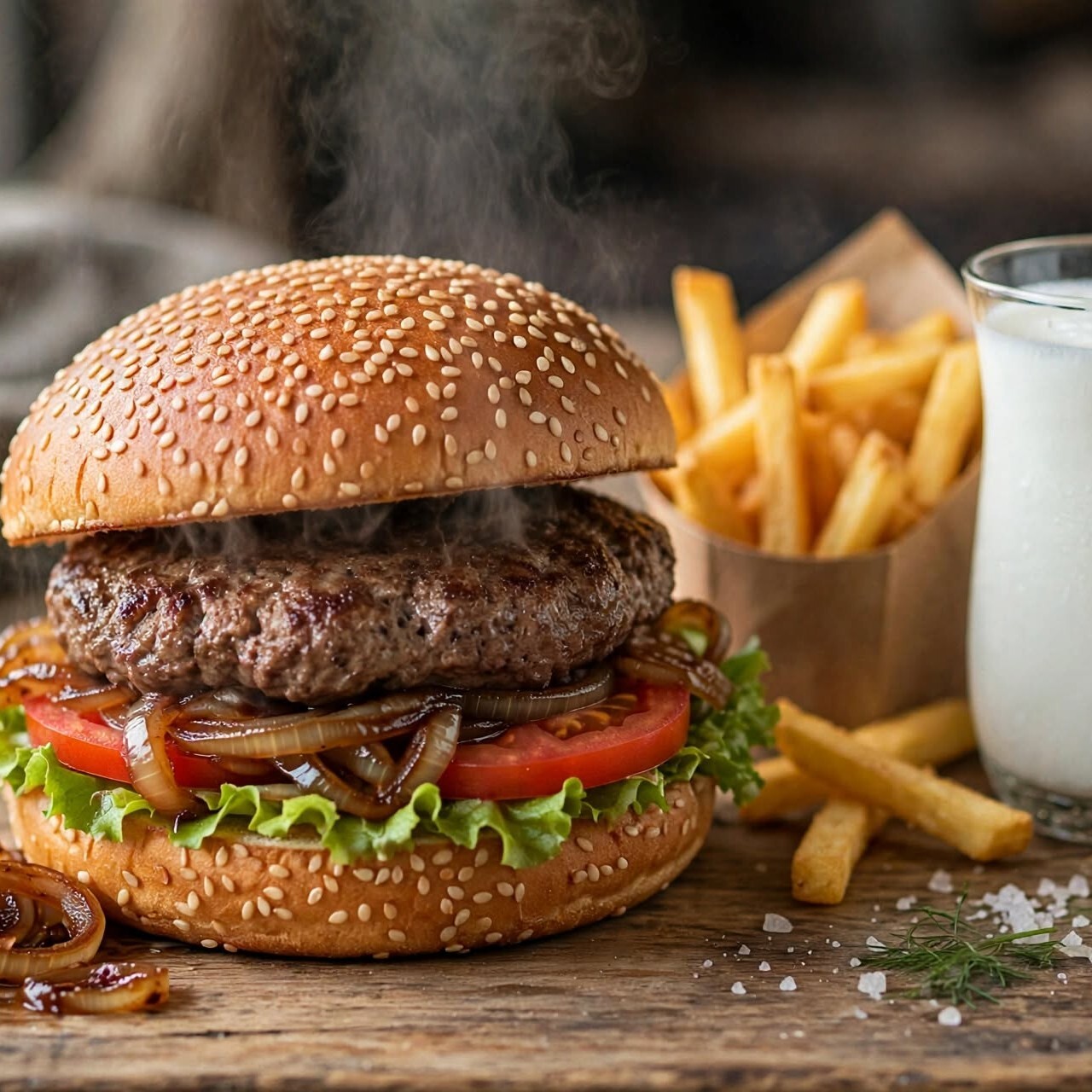 Janti Hamburger Menü
