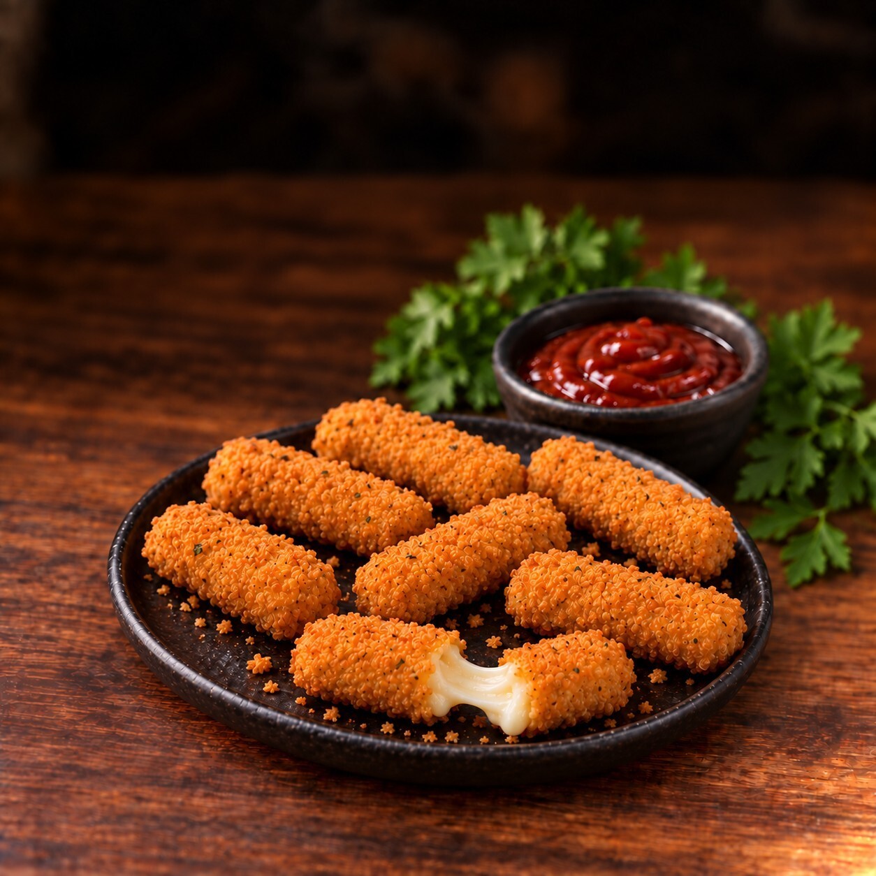 8'li Çıtır Mozzarella Sticks