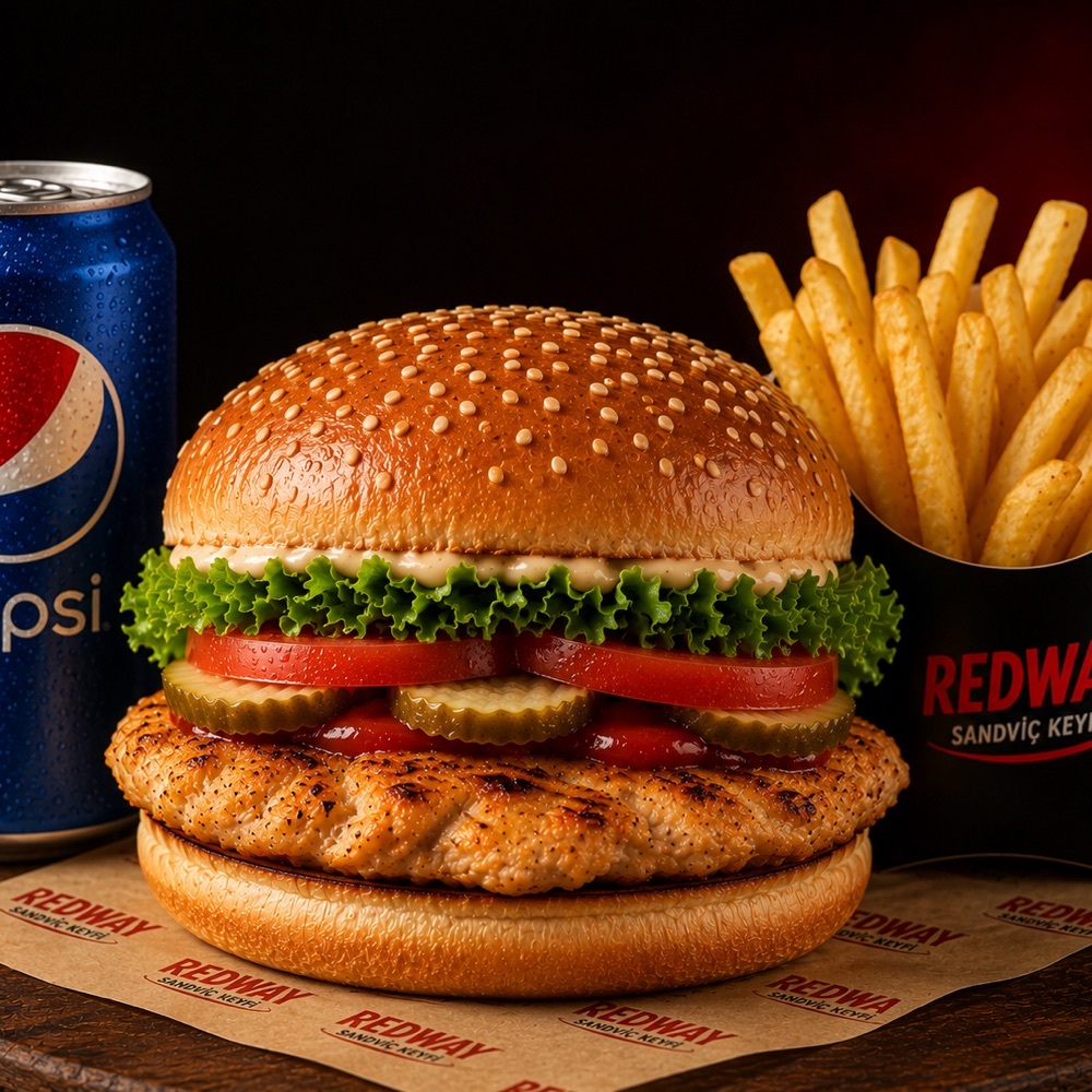Tavuk Burger Menü