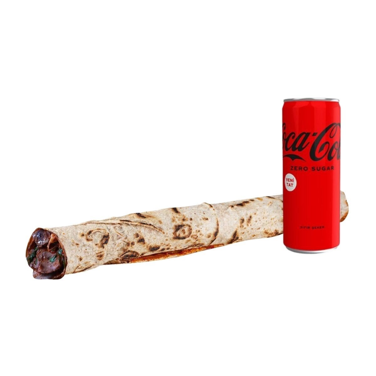 Coca-Cola'lı Ekonomik Mega Füze Et Dürüm Menü