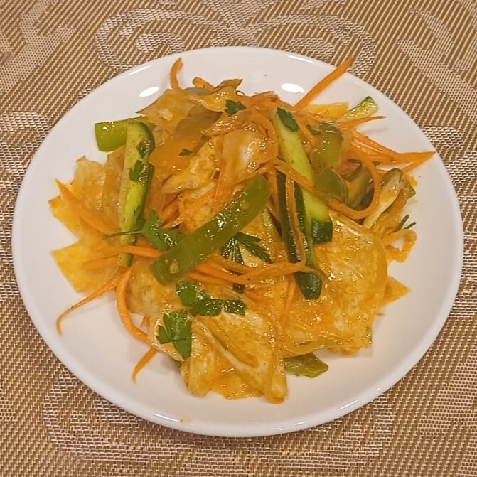 Orta Asya Sebze Salatası