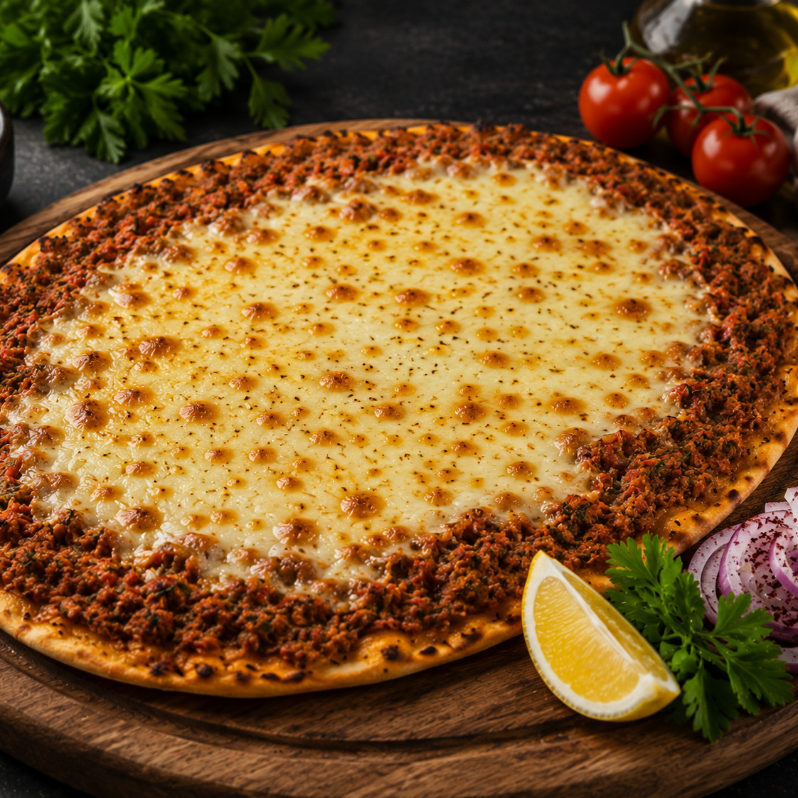 Kaşarlı Lahmacun