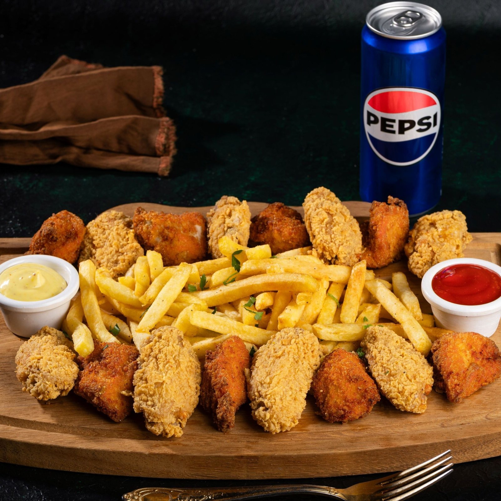Crispy Wings Menü