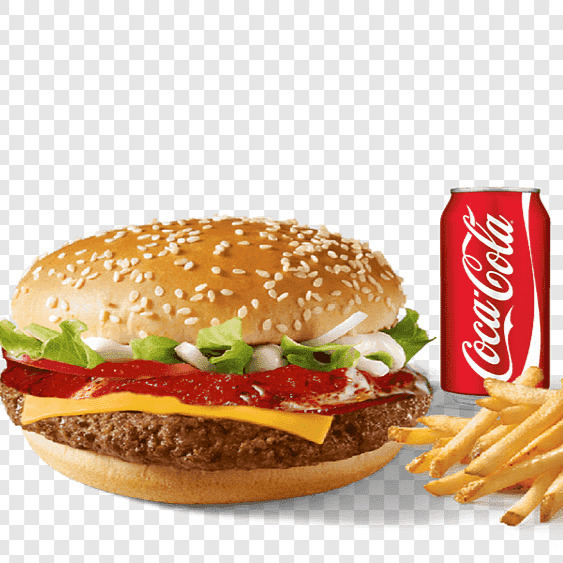 Ice Burger + Patates Kızartması + Kutu Kola 330 + Sütaş Tatlım