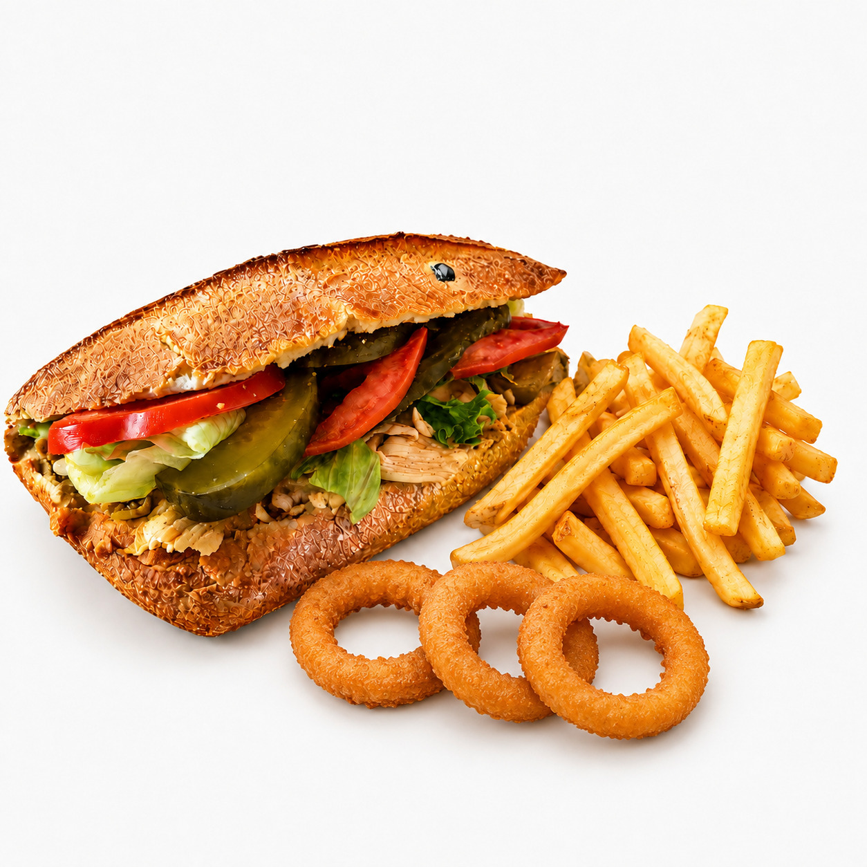 Kekikli Zeytinli Rustik Döner Baget