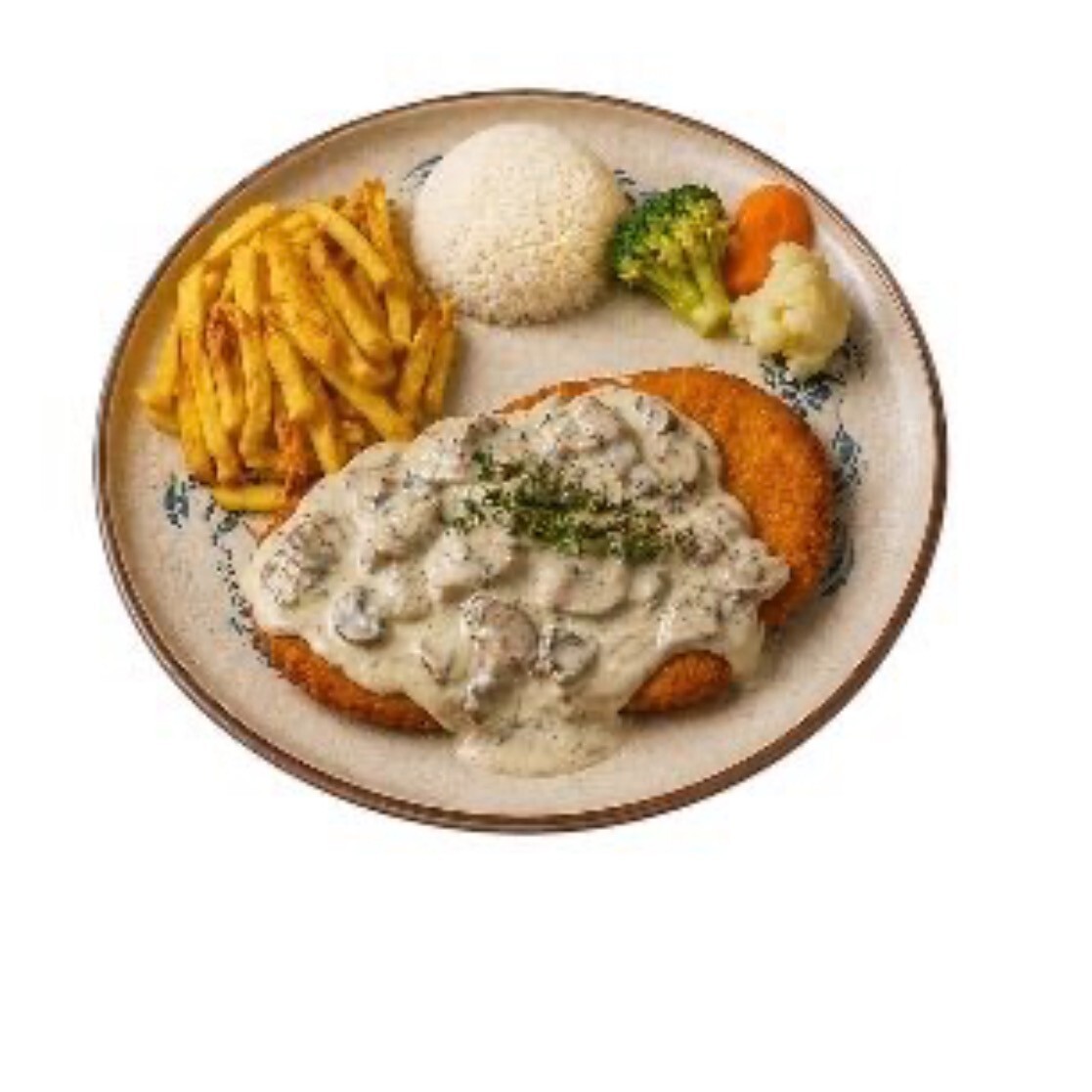 Mantarlı Soslu Şnitzel