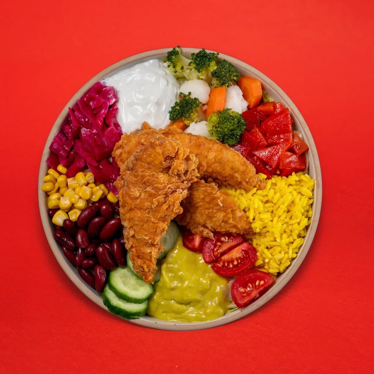 Çıtır Tavuklu Bowl