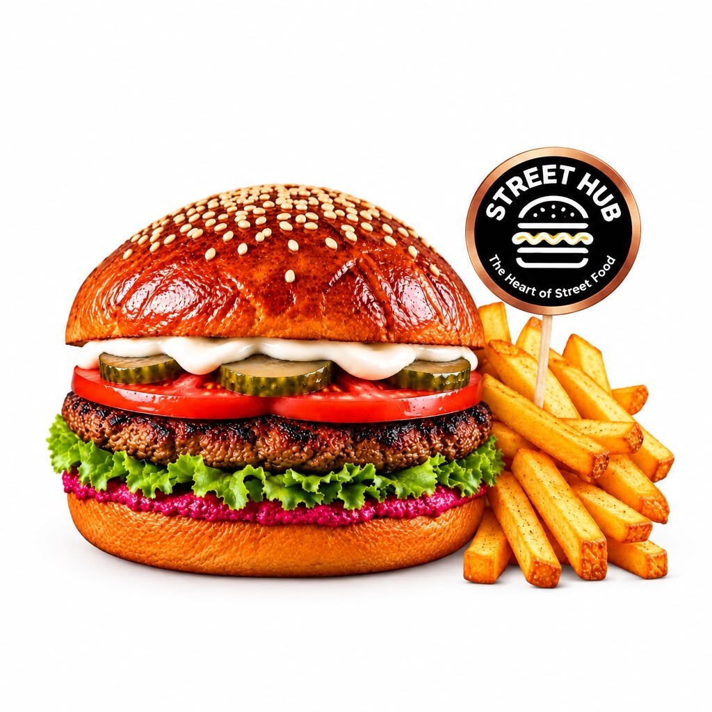 Hot Pinkcraft Burger
