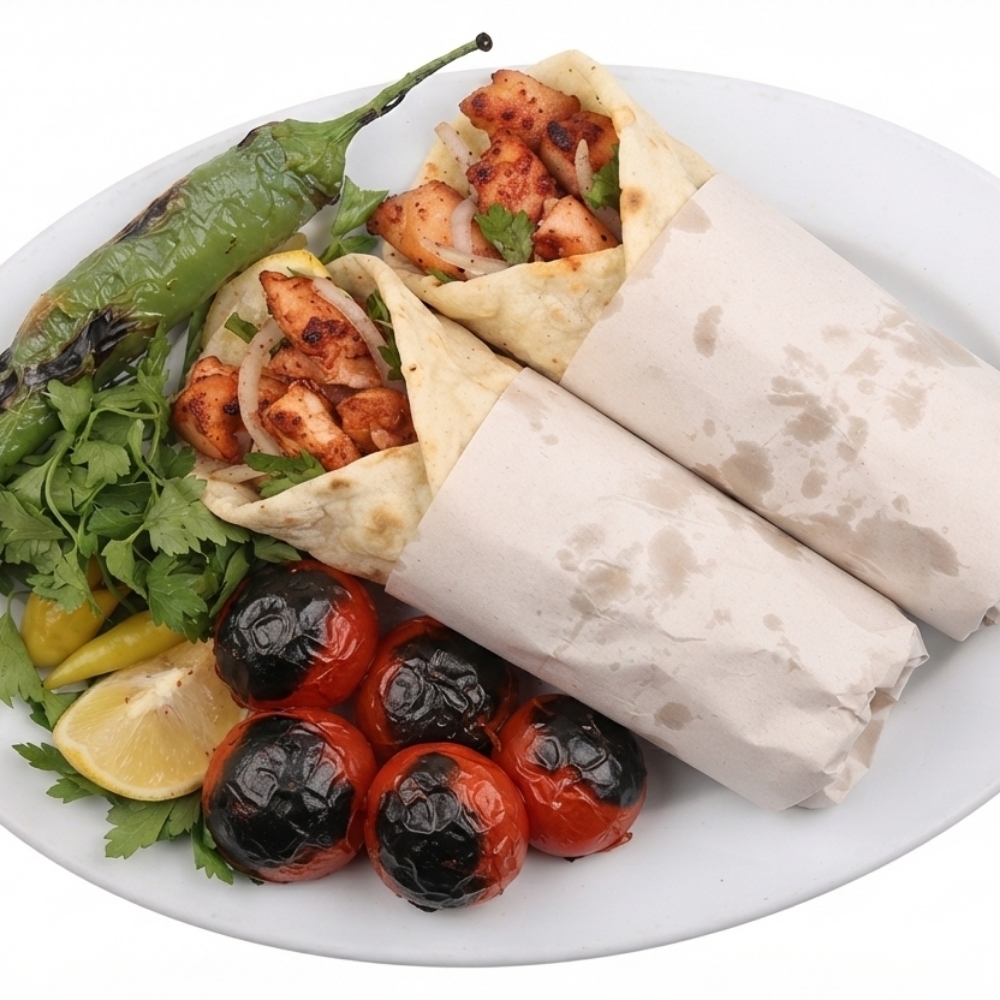 Usta işi Tavuk Sarma Dürüm Menü