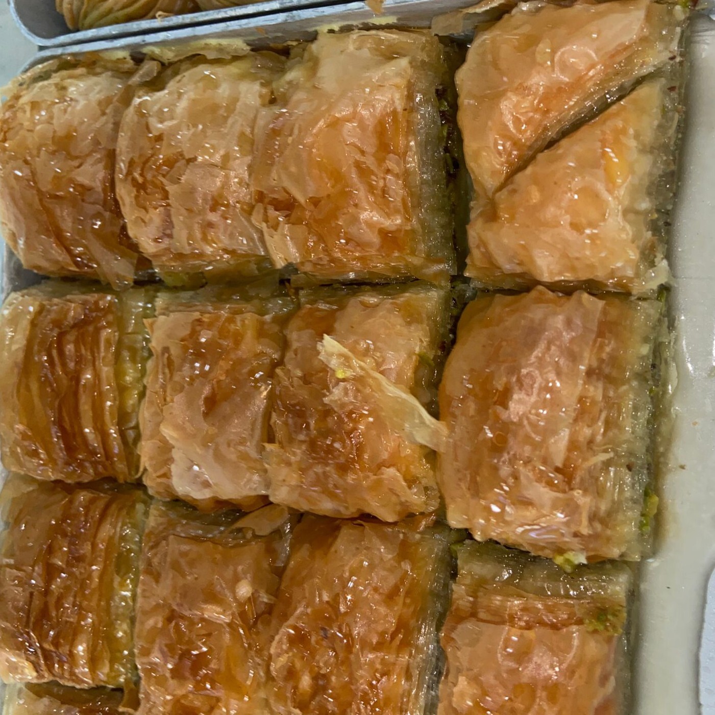 Tereyağlı Fıstıklı Baklava (500 Gr.)