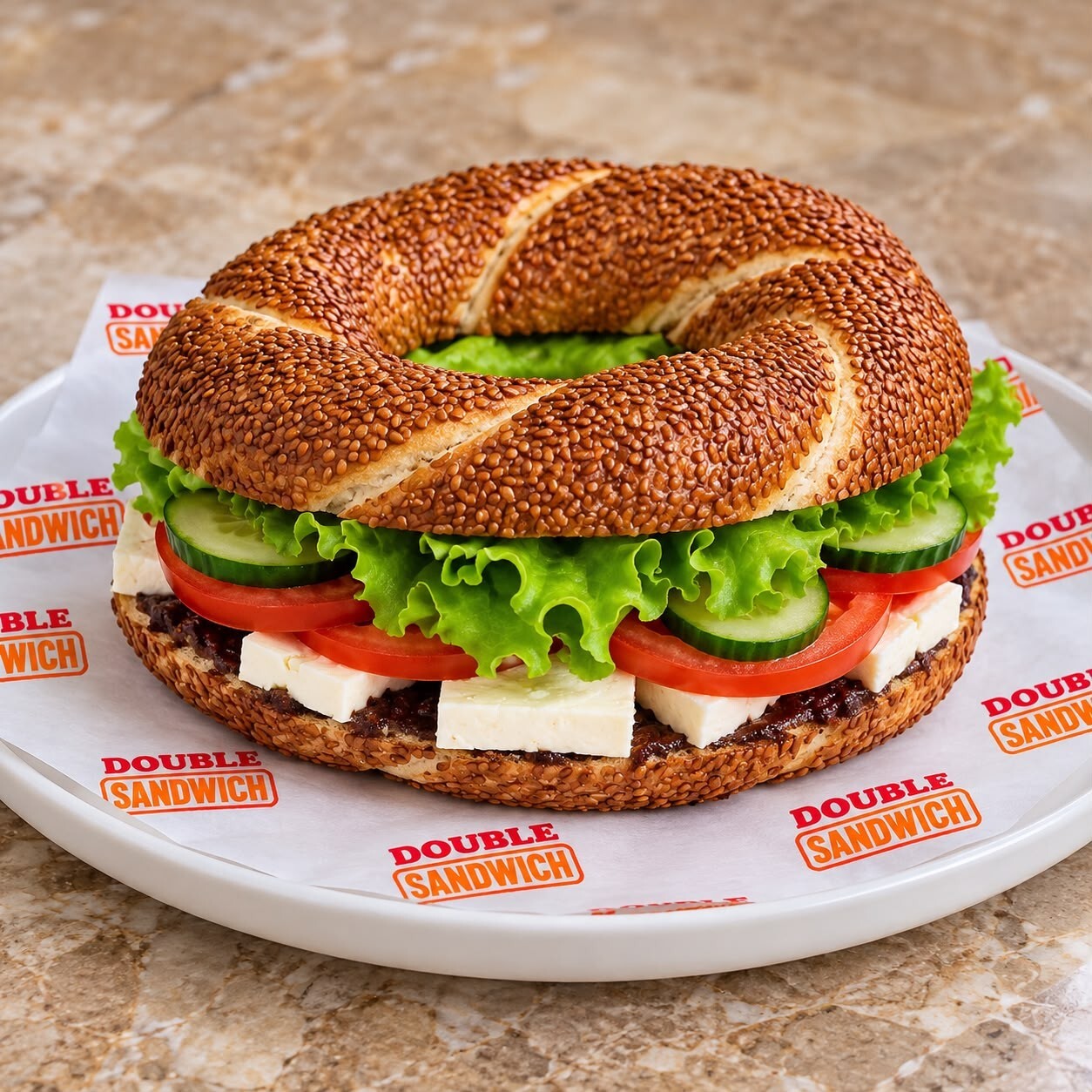 Simit Soğuk Sandviç