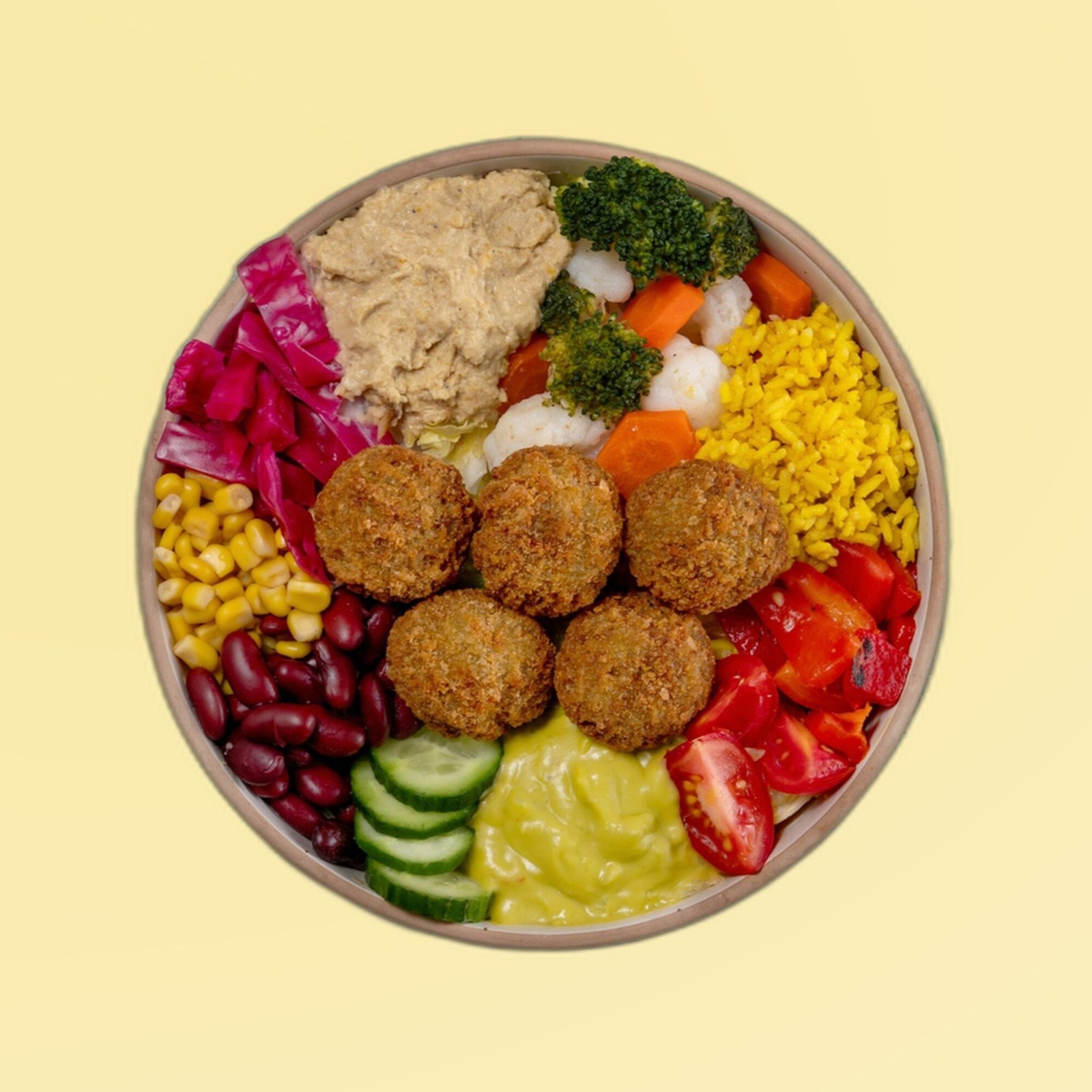 Humuslu Falafelli Bowl