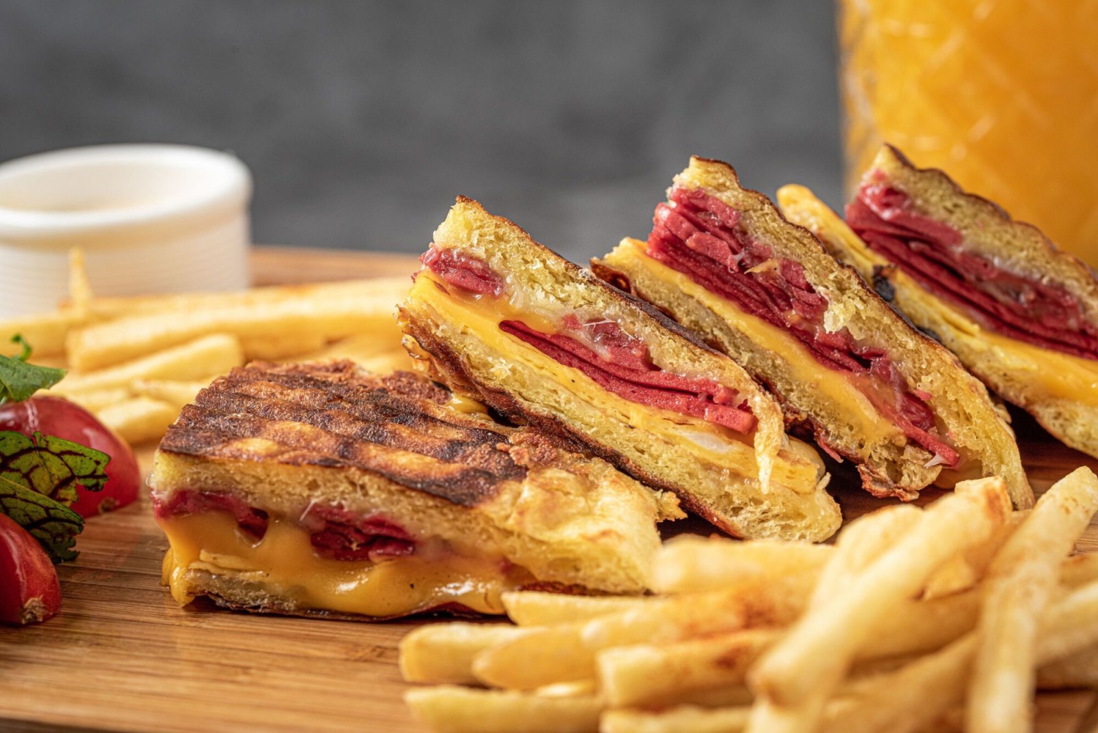 Salamlı Kaşarlı tost