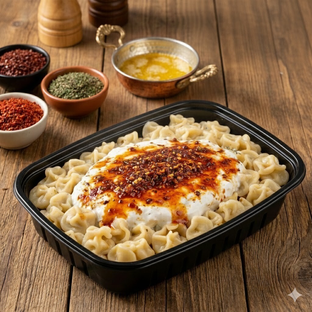 Geleneksel Kayseri Mantısı + Coca Cola (330ml)