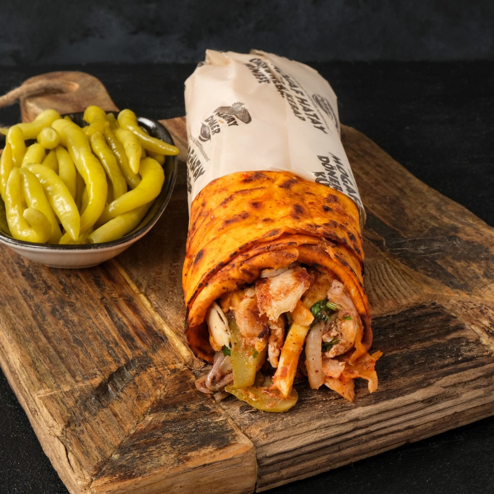 Hatay Usulü Tavuk Döner Dürüm (80gr)