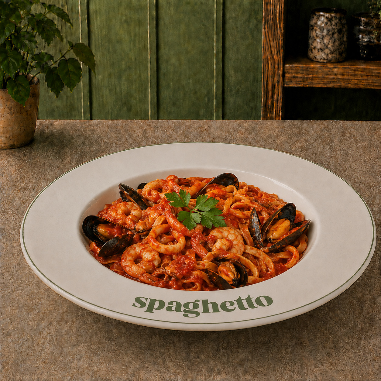 Seafood Marinara Makarna