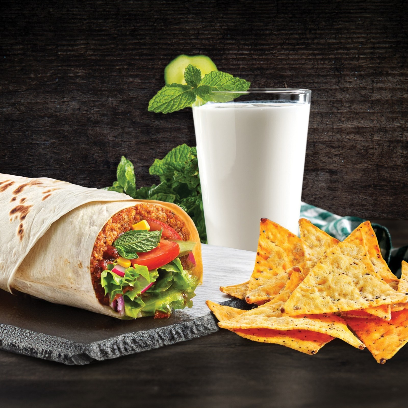 Doritoslu Çiğ Köfte Dürüm (100 gr.) Menü