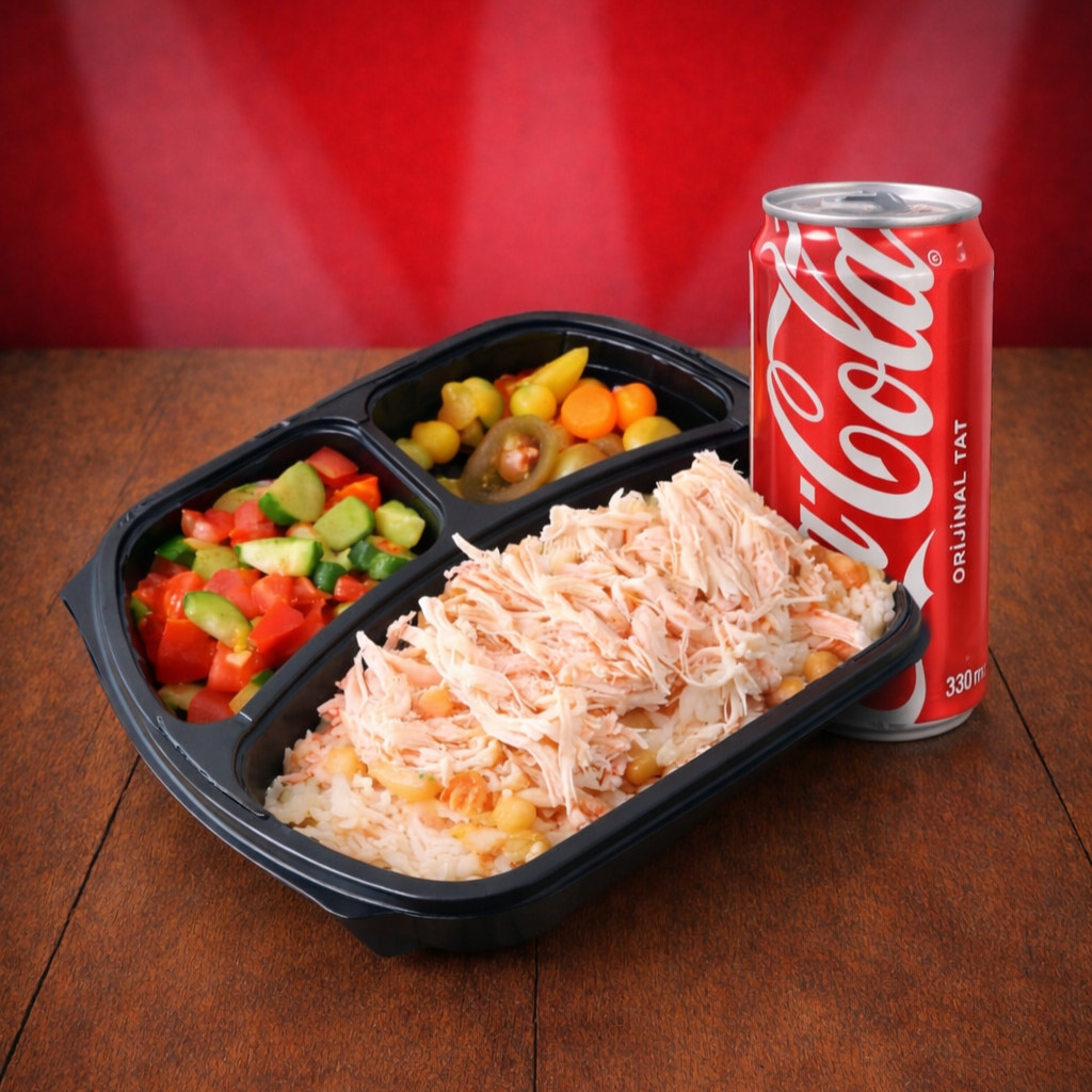 Tavuklu Pilav Coca Cola