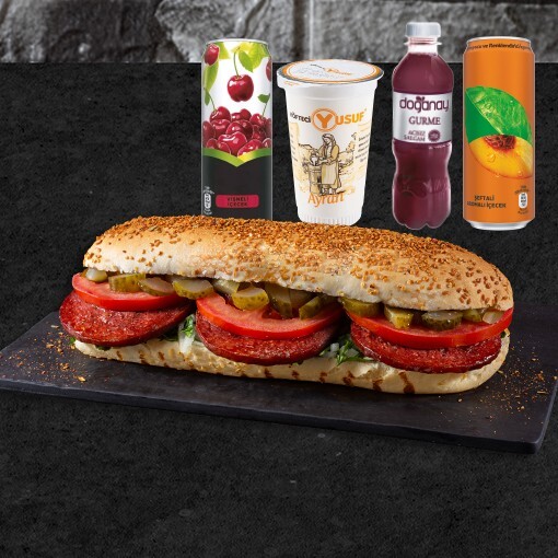 Yarım Porsiyon Ekmek Arası Sucuk Menü