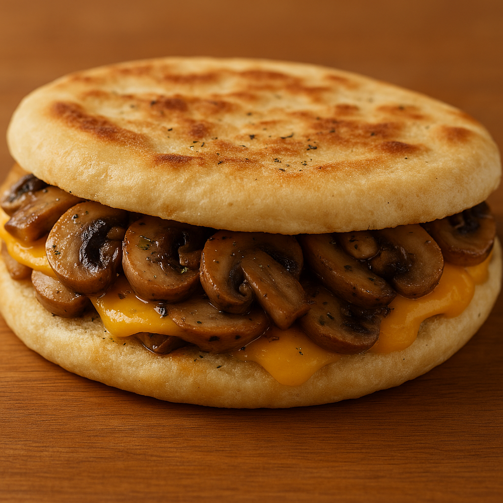 Mantar & Cheddar Bazlama