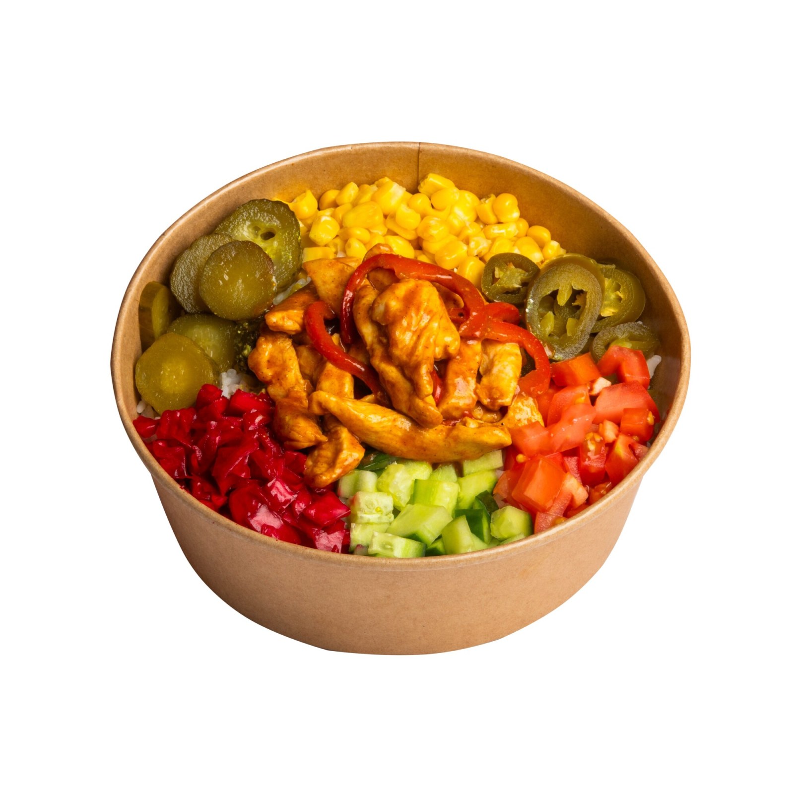 Soya Soslu Tavuklu Pilav Orta (Pilav 300gr Tavuk 150gr)
