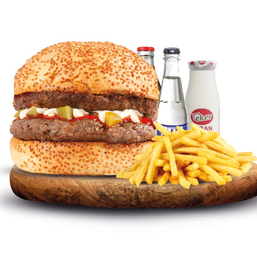 Double Burger Menü
