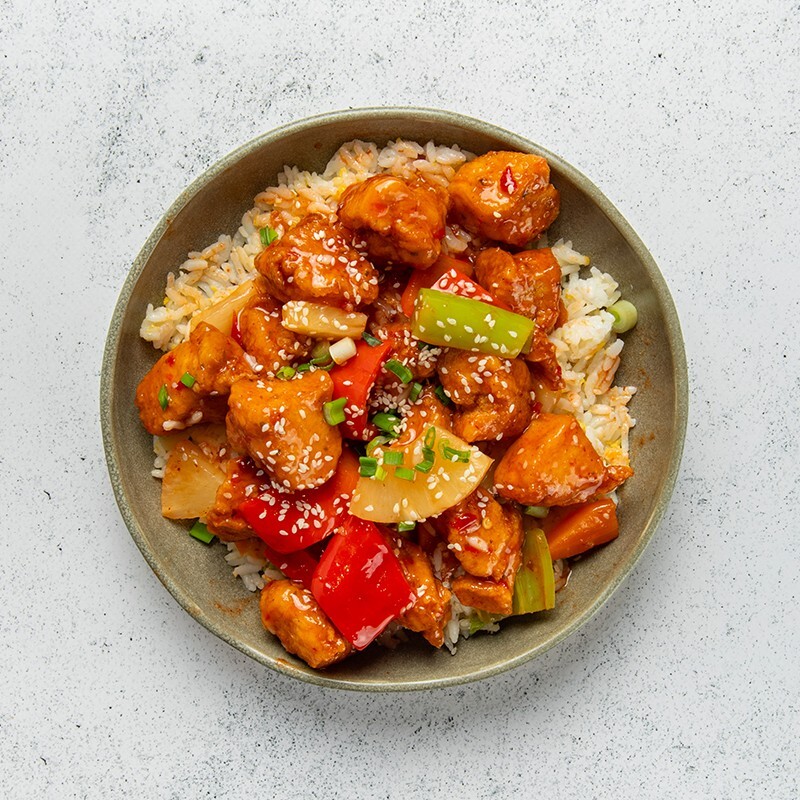 Ginger Pineapple Chicken (1742,1 KCal)