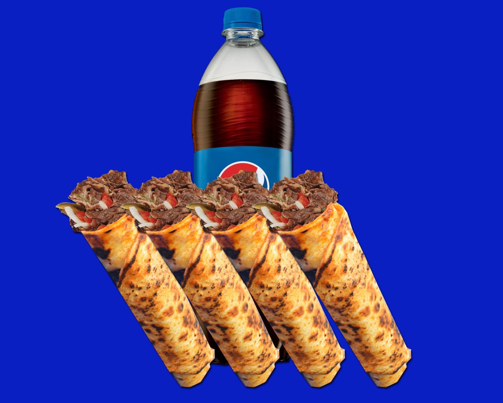 4'lü Et Döner Dürüm Menü
