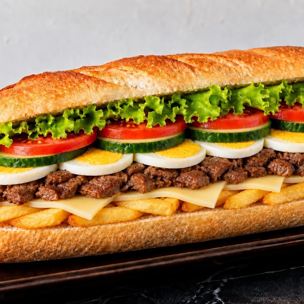 Kavurmalı Sandviç