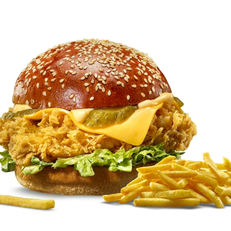 CHEESE CHİCKEN BURGER