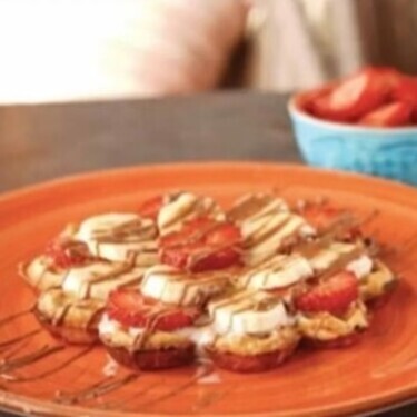Meyveli Waffle