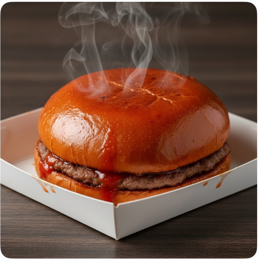 12'li Islak Hamburger Menü