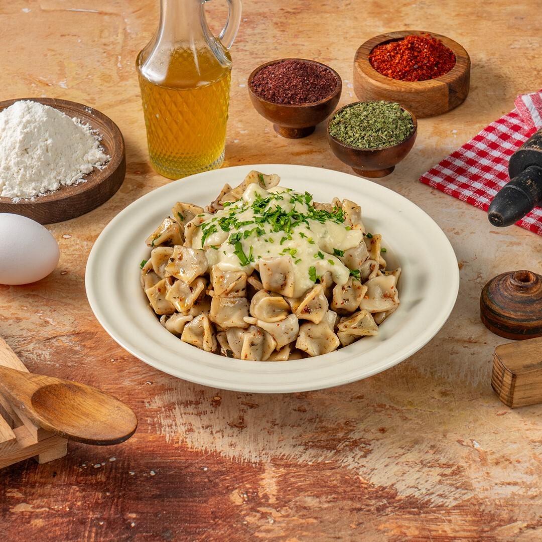 Limonlu Parmesan Soslu Çıtır Mantıciks