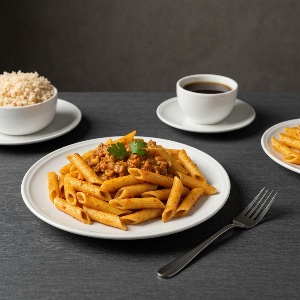 Kremalı Mantarlı Penne