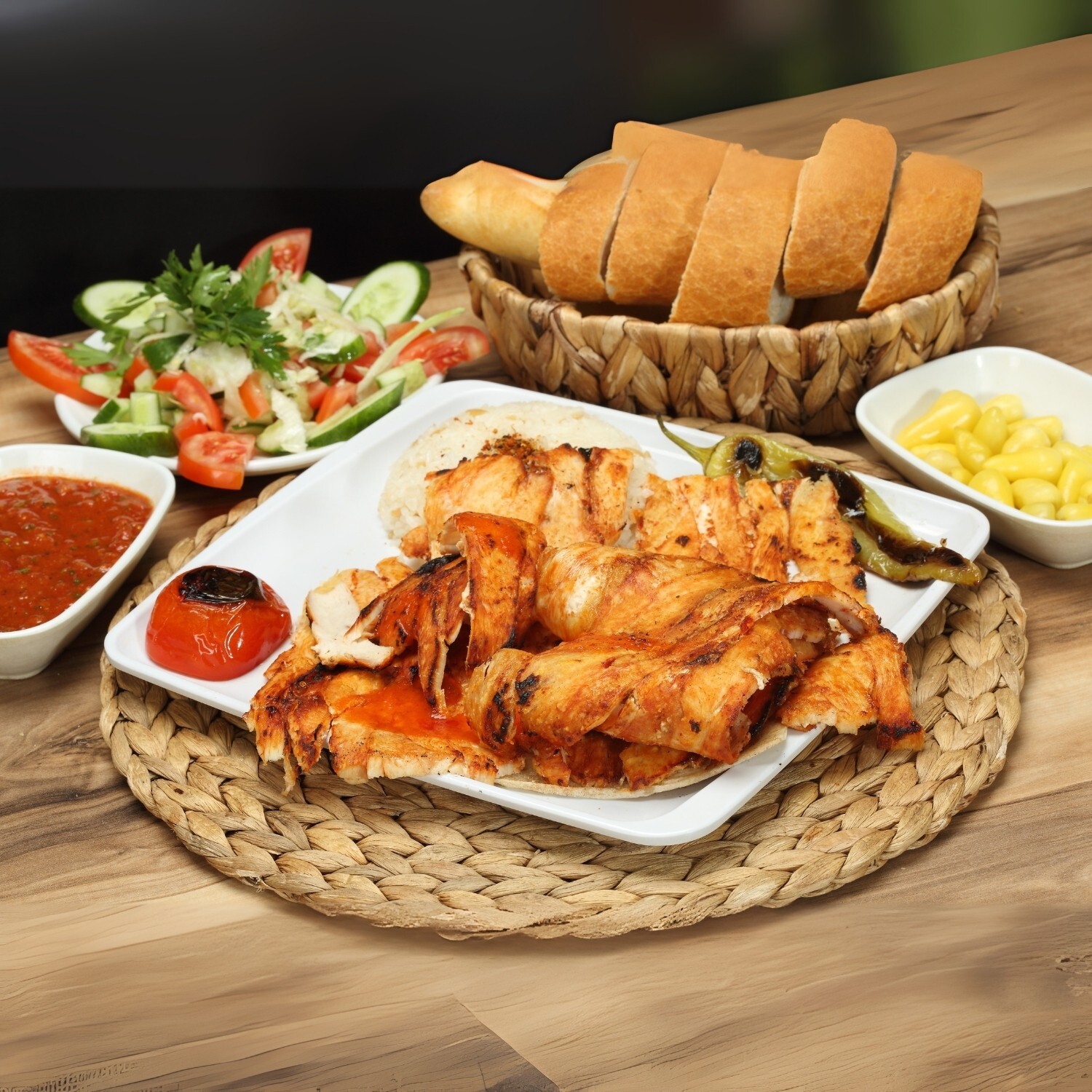 Servis Tavuk Döner (Pilavüstü)