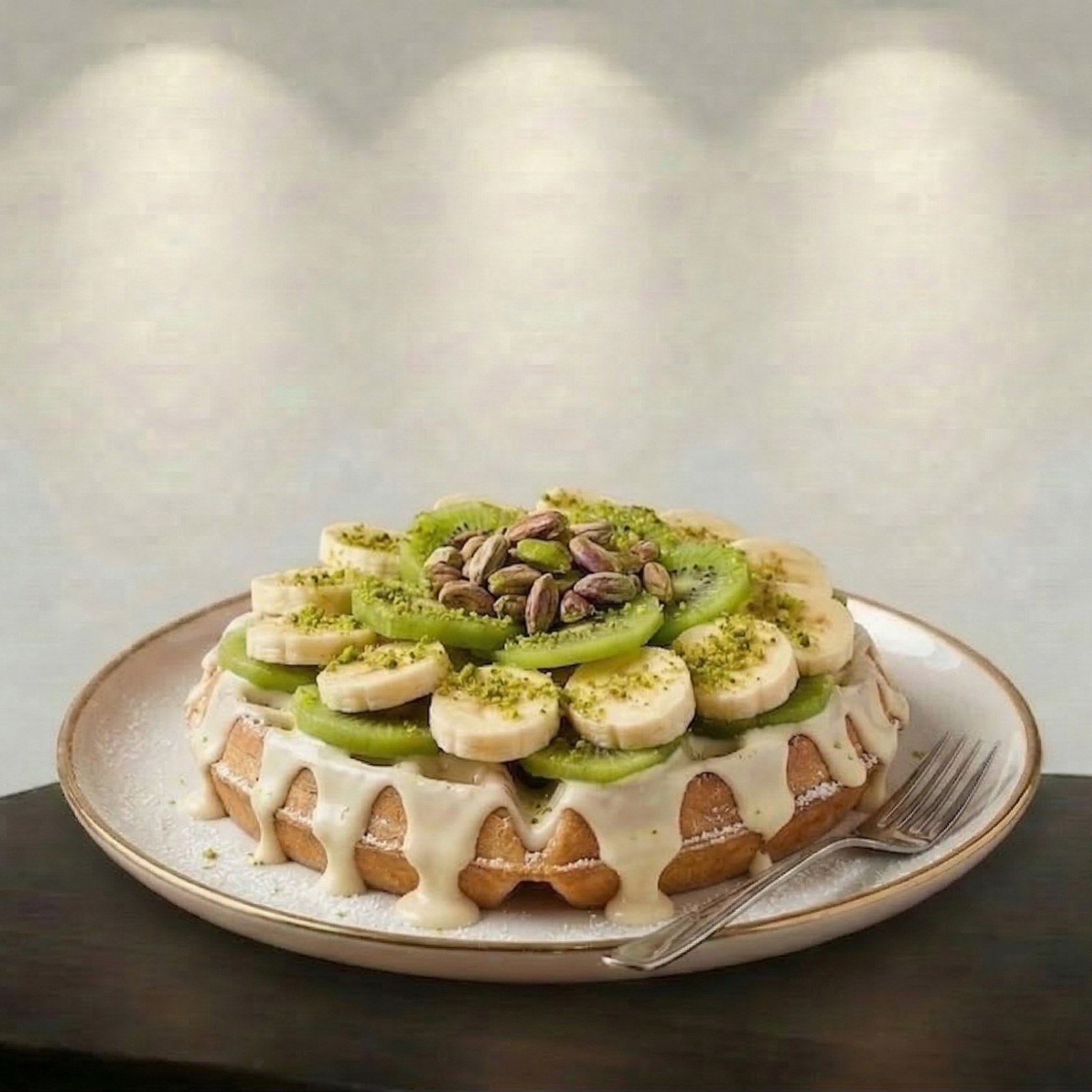 Tropik Beyaz Çıtır Waffle