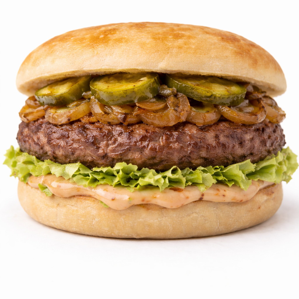 Classic Bazlama Smack Burger