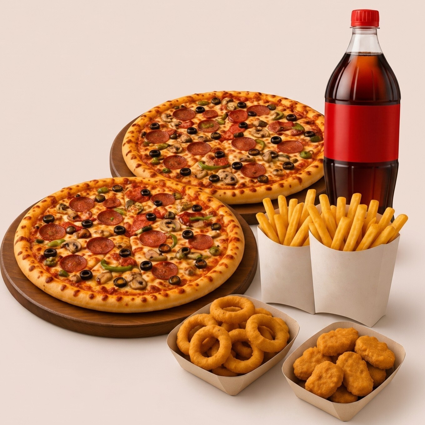 Rio Süper 2'li Pizza Menü