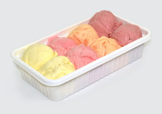 Çilekli & Limonlu & Karamelli Dondurma (500 gr.)