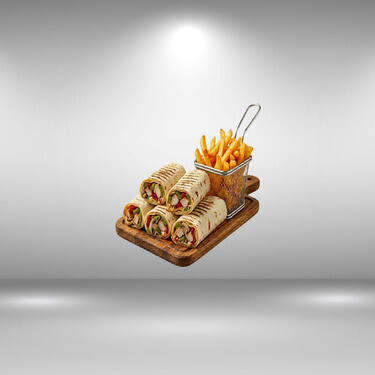 Mantarlı Biberli Tavuk Wrap