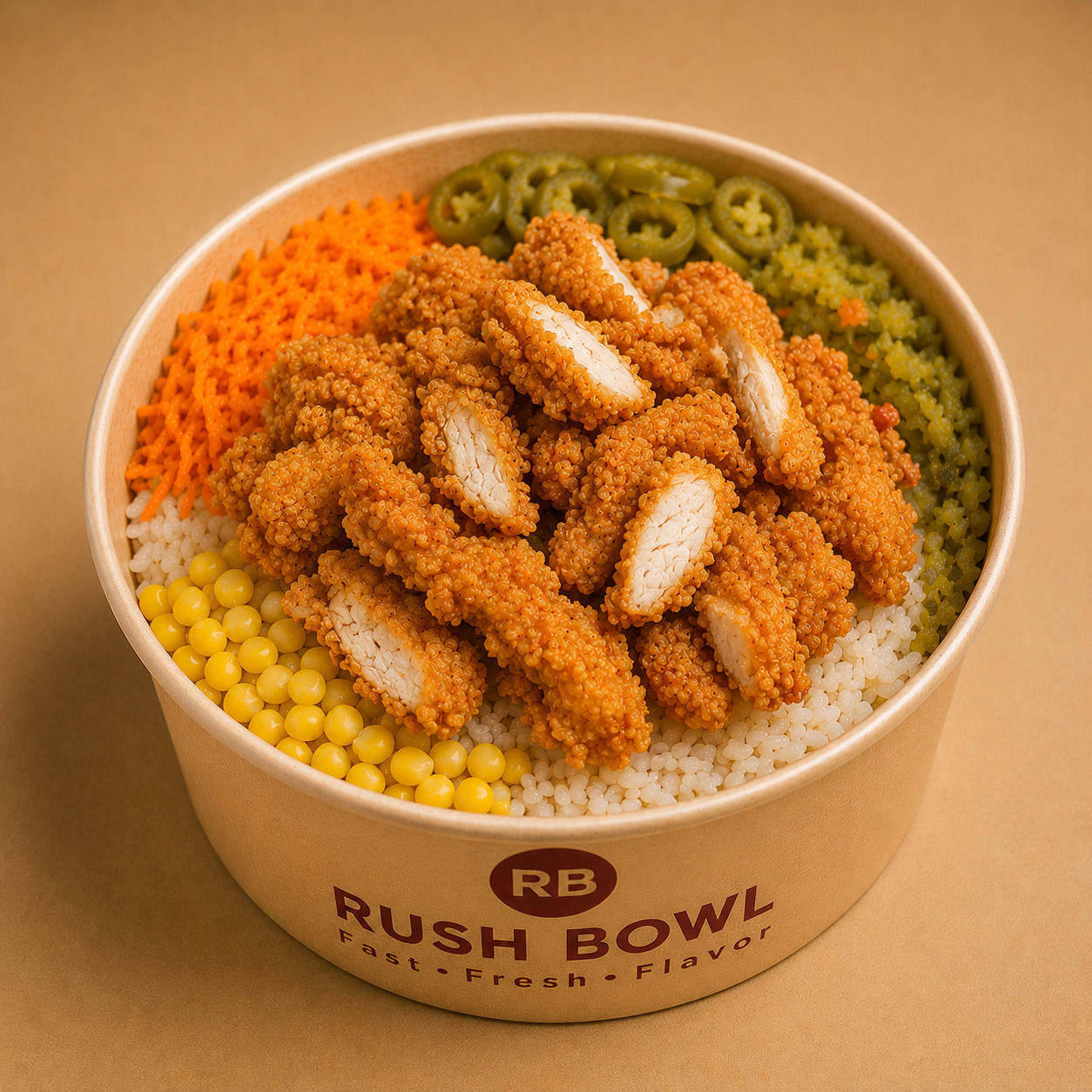 Çıtır Tavuk Bowl