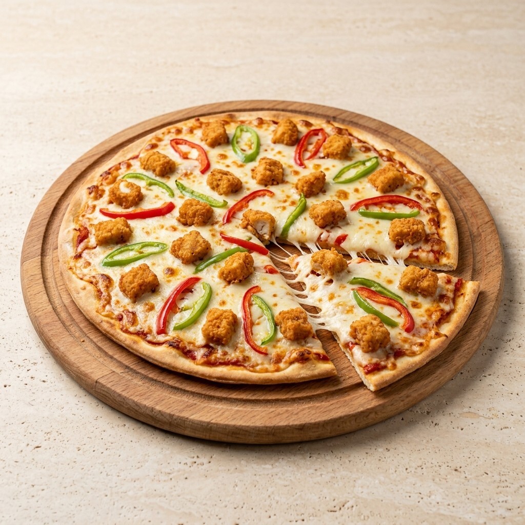Tavuklu Pizza (Büyük Boy)