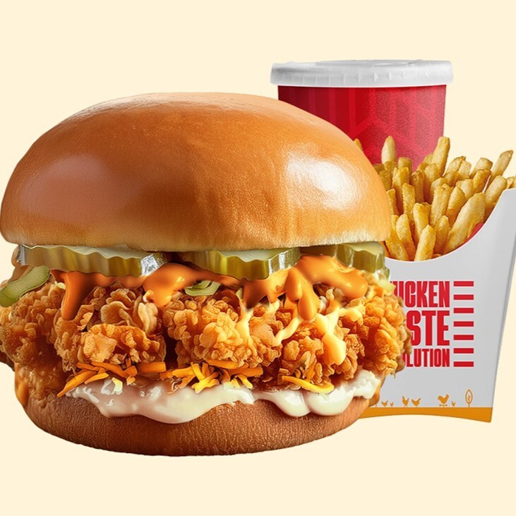 Sarımsaklı Chitir Burger Menü