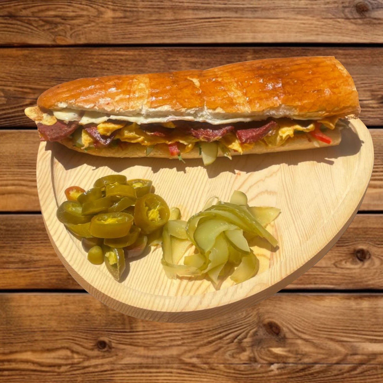 3/4 Sucuklu Yumurtalı Tost